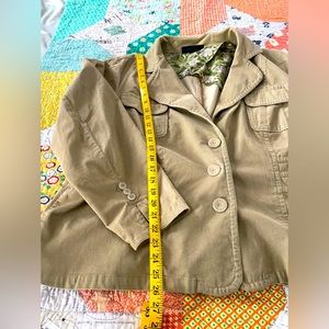 Venezia tan corduroy blazer